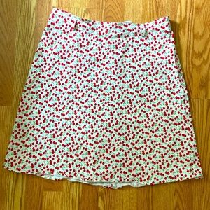 Vintage Carolina Colours 🍒 cherry print skirt size 18W